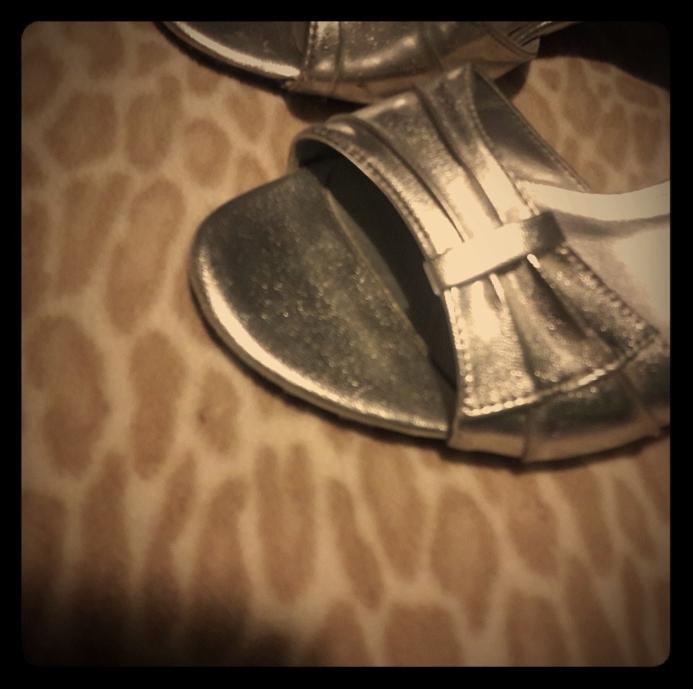 Silver heels